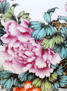 景德镇陶瓷器新中式花瓶客厅摆件家居玄关电视柜装饰品瓷瓶摆设