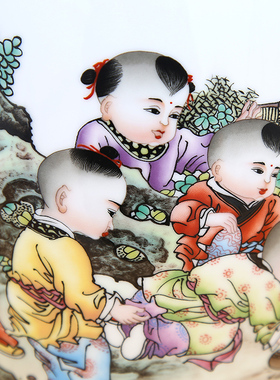 景德镇大师粉彩中式风书房陶瓷器