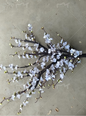 悬挂仿真樱花树中式造景悬挂绿植桃花树新年装饰婚庆倒挂梅花树