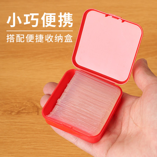 对联春联专用双面贴无痕纳米胶透明贴片无痕粘春联专用双面胶多功能不残胶带贴对联神器高粘度强力固定不留痕 - 图3