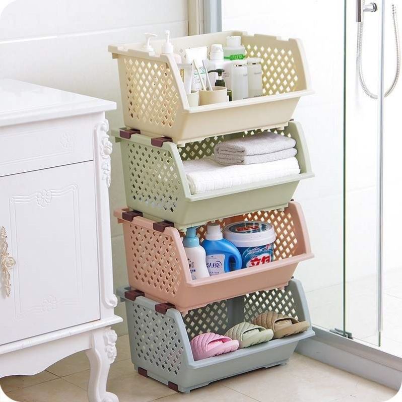 cabinet storage basket vegetable fruit baskets food - 图0