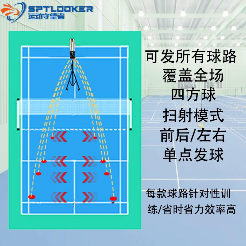 单人羽毛球训练器羽毛球发球机自动发球器练习器中考专业训练神器-图0