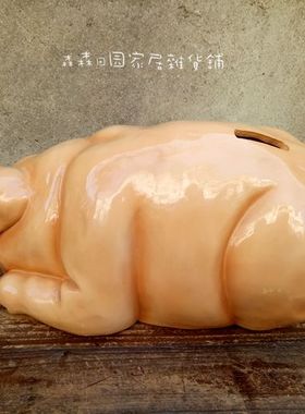 创意装饰品摆件生肖猪存钱罐