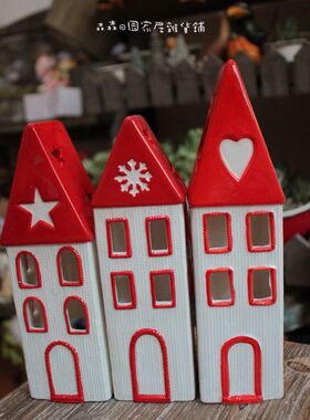 欧式风小房子实用烛台结婚礼品