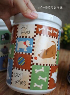 陶瓷美式乡村风卡通印花家居装饰