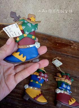 复古做旧圣诞树儿童房家居装饰