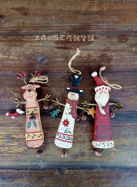 手工复古做旧美式乡村风麋鹿摆件