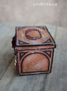 样品美式乡村风复古做旧装饰盒