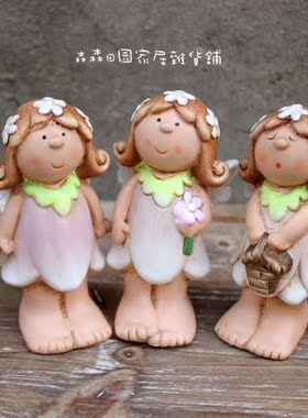 多肉阳台古董手绘拍摄道具装饰品