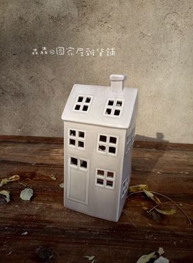 灰色镂空房子简约时尚家居装饰