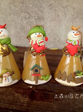 婚庆复古做旧企鹅儿童房装饰品