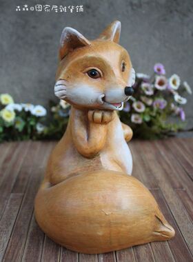 样品陶土彩绘儿童房摆件家居装饰