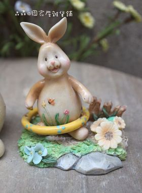 复活节树脂彩绘儿童房家居装饰