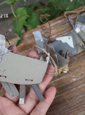 手绘美式乡村风世界名犬小摆件