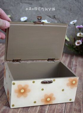 美式乡村风彩绘立体蝴蝶装饰品