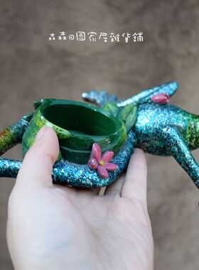 欧美田园风树脂烛台创意家居装饰