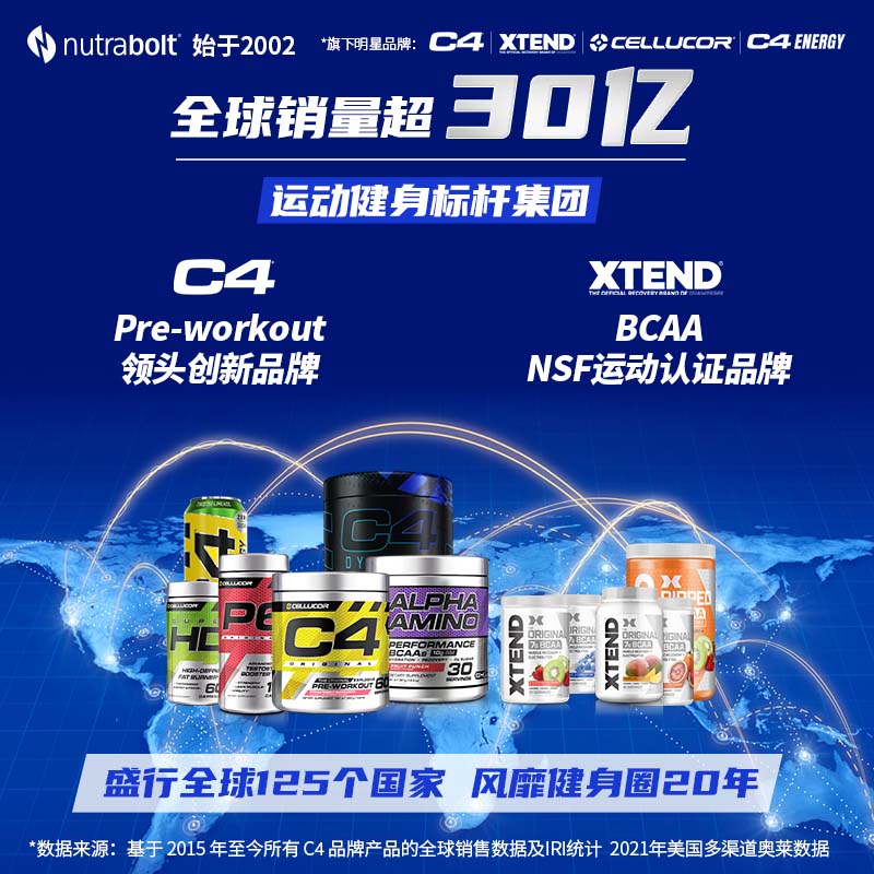 Cellucor原力C4氮泵爆发型健身增肌肌酸眼镜蛇病原体长跑耐力补剂 - 图3