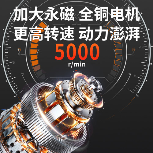 12V抽水泵大功率24伏直流潜水泵48v60v72v电动车电瓶车专用水泵机 - 图1