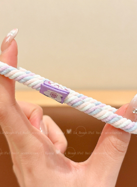 儿童糖果色皮筋宝宝简约耐用发绳