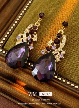 镶钻水滴吊坠轻奢锁骨链