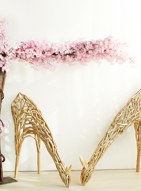 木质手工开业送礼落地创意摆件