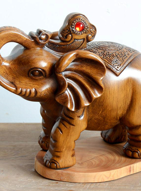 招财吉祥客厅大象摆件工艺装饰品