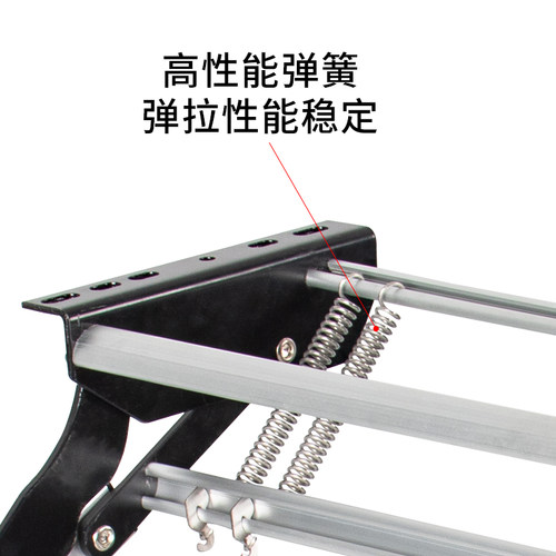 房车折叠踏步拖挂车上车迎宾铝合金手动收缩单层双层脚踏电动踏板 - 图2