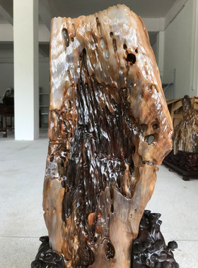 树化玉原石摆件矿石奇石客厅