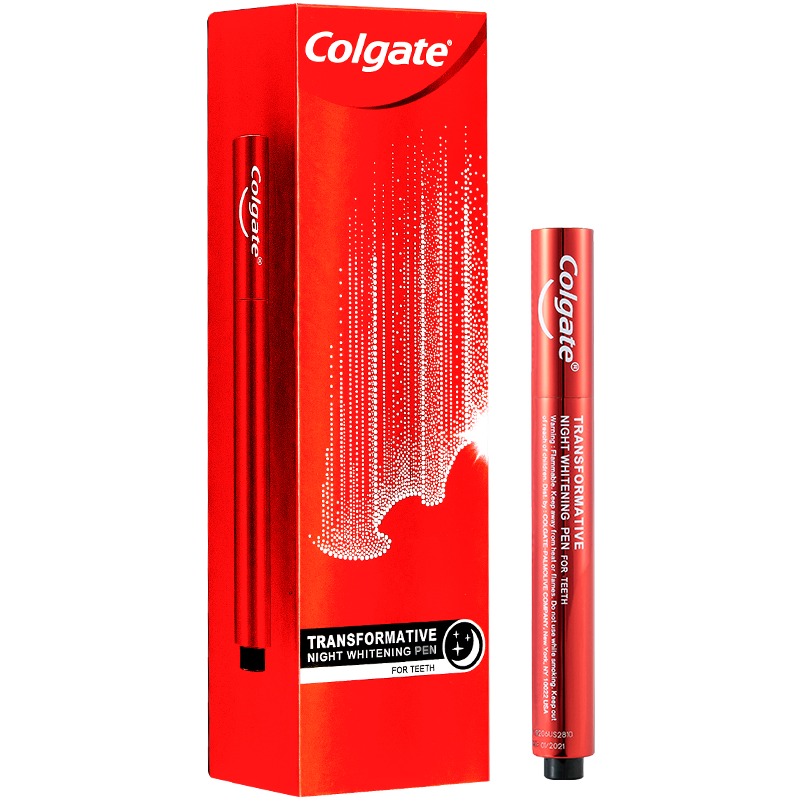 高露洁牙贴牙齿美白笔美牙笔洁白笔 高露洁口腔美学海外牙齿美白脱色剂