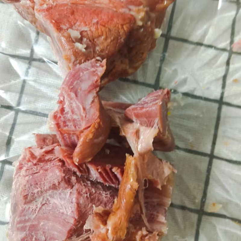 腊牛肉2斤黄牛肉西北特产陕西美食腊肉熟食真空开袋即食西安包邮 - 图0