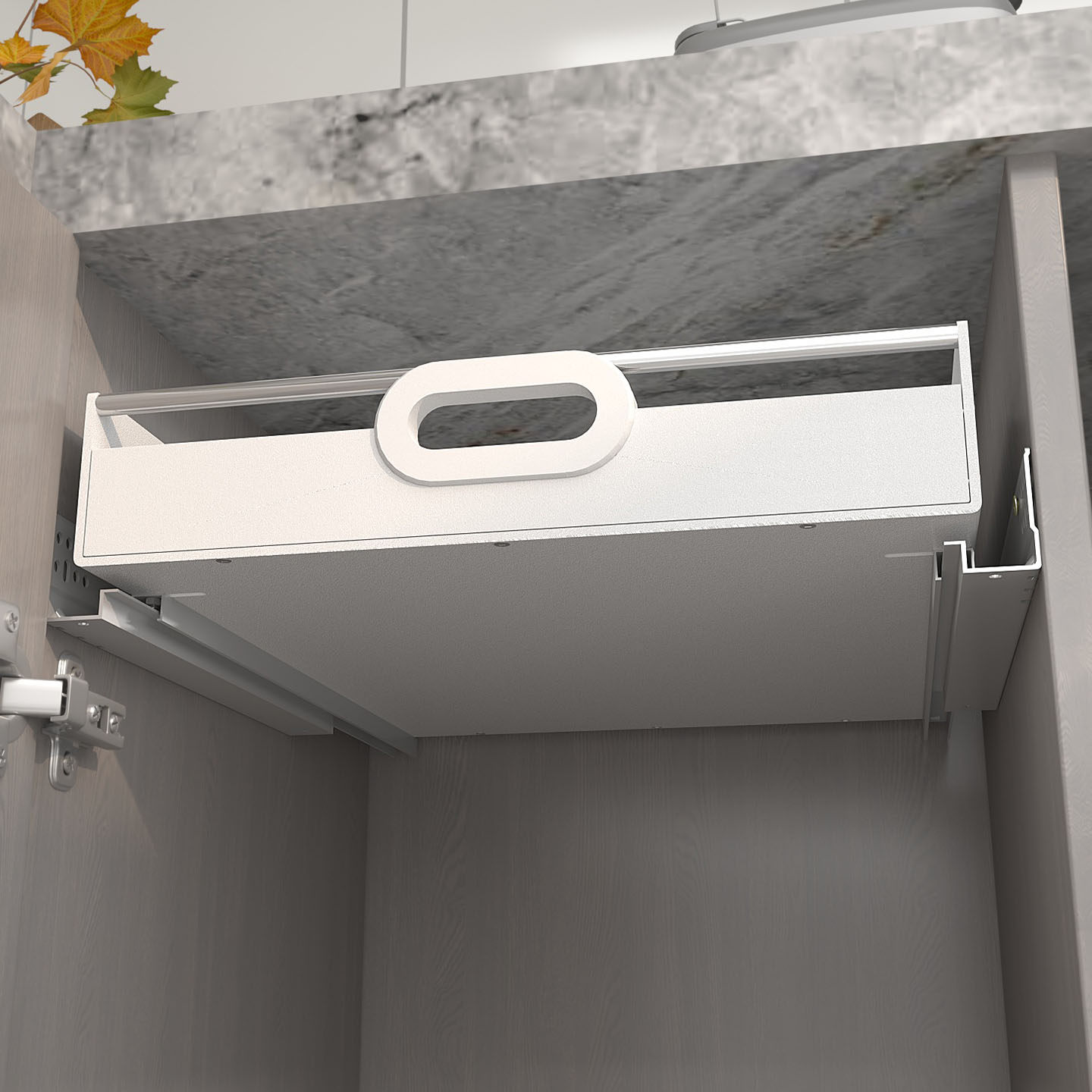 新款拖底轨道抽屉自制超深柜改造拉篮橱柜收纳盒不锈钢PP塑料托盘,淘宝优惠券,粉丝福利购,淘宝优惠卷