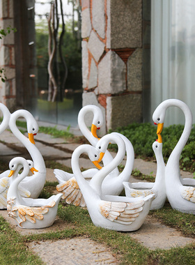 庭院创意树脂户外花盆仿真动物