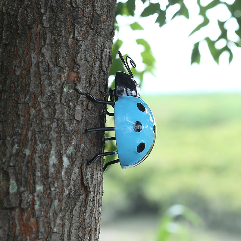铁艺仿真瓢虫挂件户外花园装饰庭院摆件阳台布置园艺景观装饰壁挂,淘宝优惠券,粉丝福利购,淘宝优惠卷