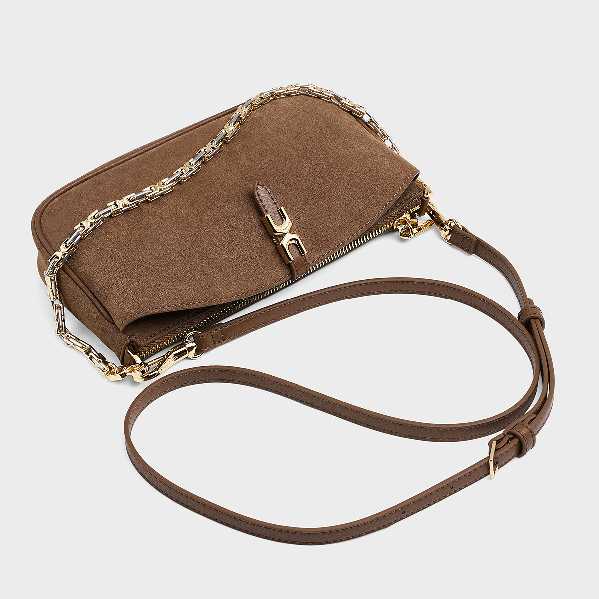 [新年礼物]CHARLES&KEITH女包CK2-20782753-1复古绒面腋下法棍包,淘宝优惠券,粉丝福利购,淘宝优惠卷