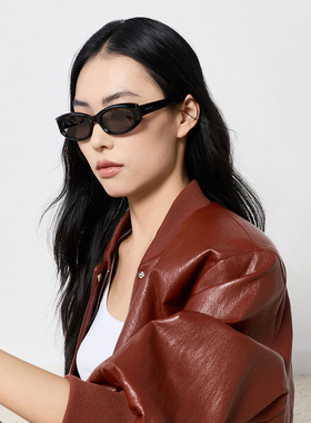 CHARLES&KEITH26秋新款CK3-21280638复古环保猫眼墨镜太阳眼镜