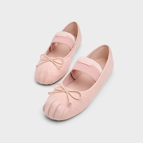 CHARLES&KEITH26春新款CK1-70920211平底蝴蝶结玛丽珍鞋芭蕾舞鞋 - 图1