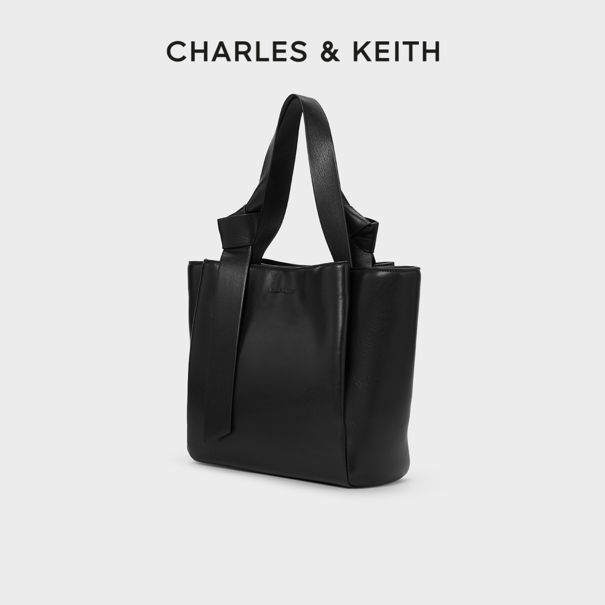 CHARLES&KEITH24春新款CK2-30782403柔软大容量子母手提托特包女 - 图0