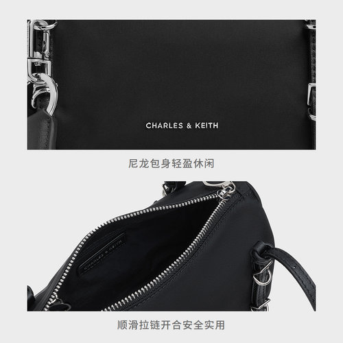 CHARLES&KEITH26春新款CK2-20151613时尚轻便单肩腋下包波士顿包 - 图3
