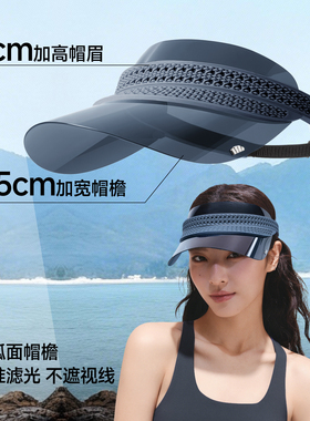 蕉下滤光空顶防晒帽女