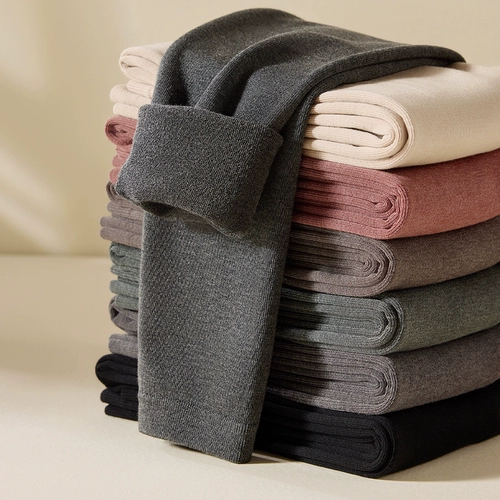 Термобелье, бархатные штаны, бархатный удерживающий тепло базовый утягивающий пояс на талию на все тело, увеличенная толщина, в обтяжку, высокая талия