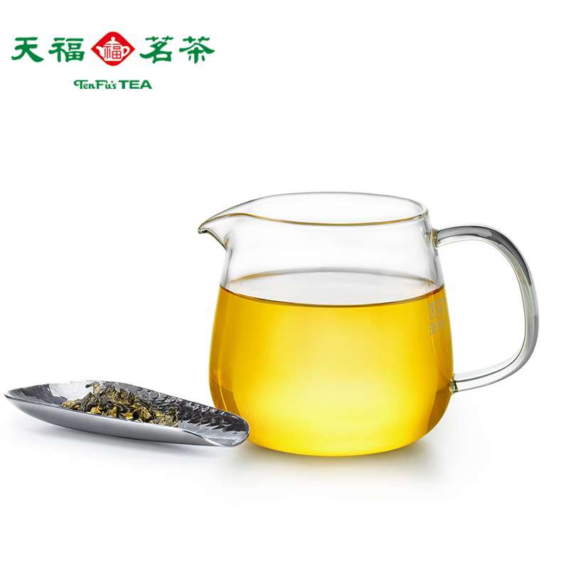 天福茗茶彼物大器玻璃茶海茶杯大小号透明高端简约公道杯功夫茶具