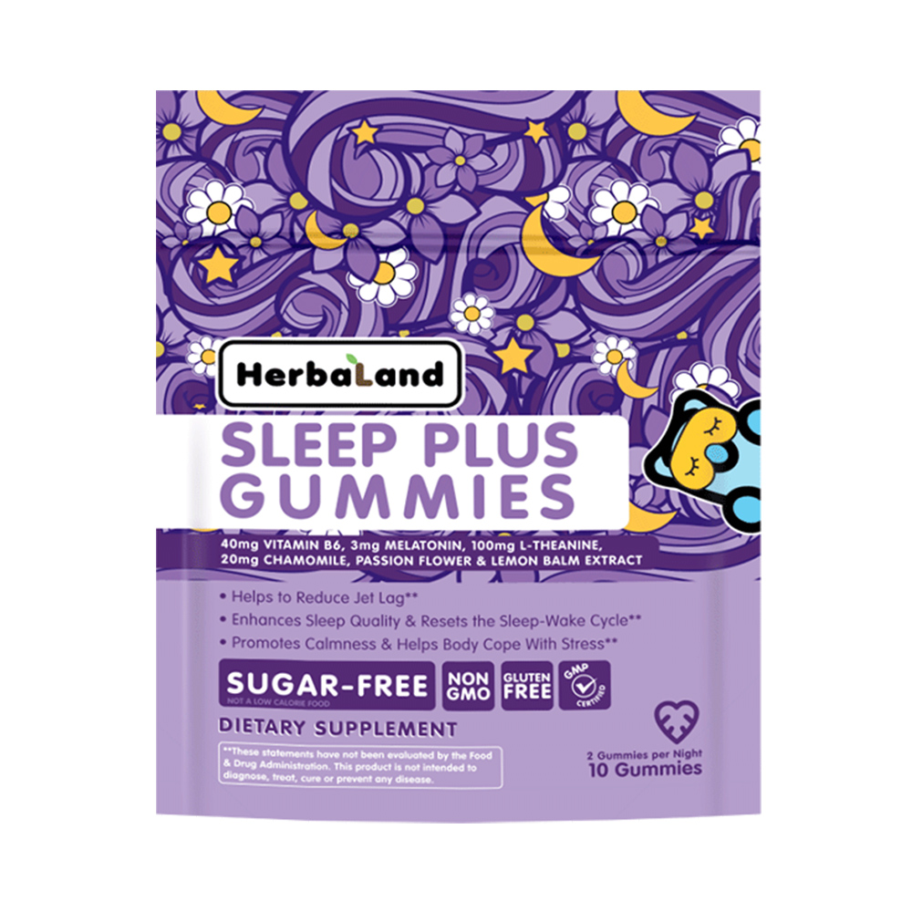 【自營】herbaland禾寶藍褪黑素軟糖sleepwell睡眠糖10粒體驗裝_天貓國際自營進口超市_保健食品_膳食營養補充食品