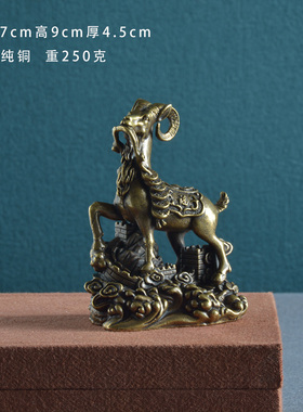 古铜装饰复古风吉祥瑞兽国风铜器