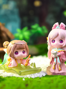 时遇春风汉服美人手办盲盒摆件