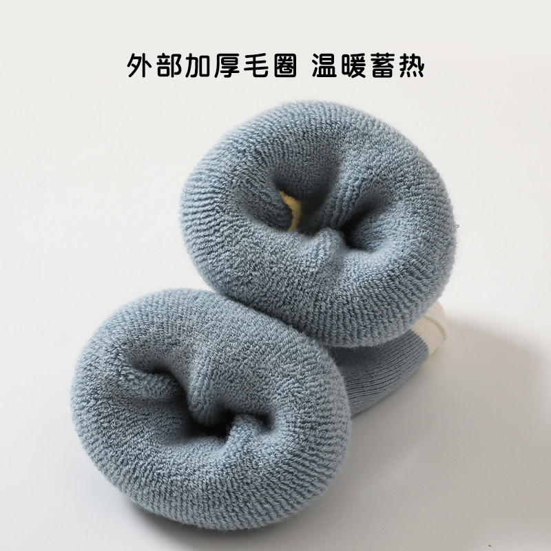 婴儿袜子0一3月秋冬纯棉加厚保暖毛圈新生幼儿宝宝长腿过膝长筒袜,淘宝优惠券,粉丝福利购,淘宝优惠卷