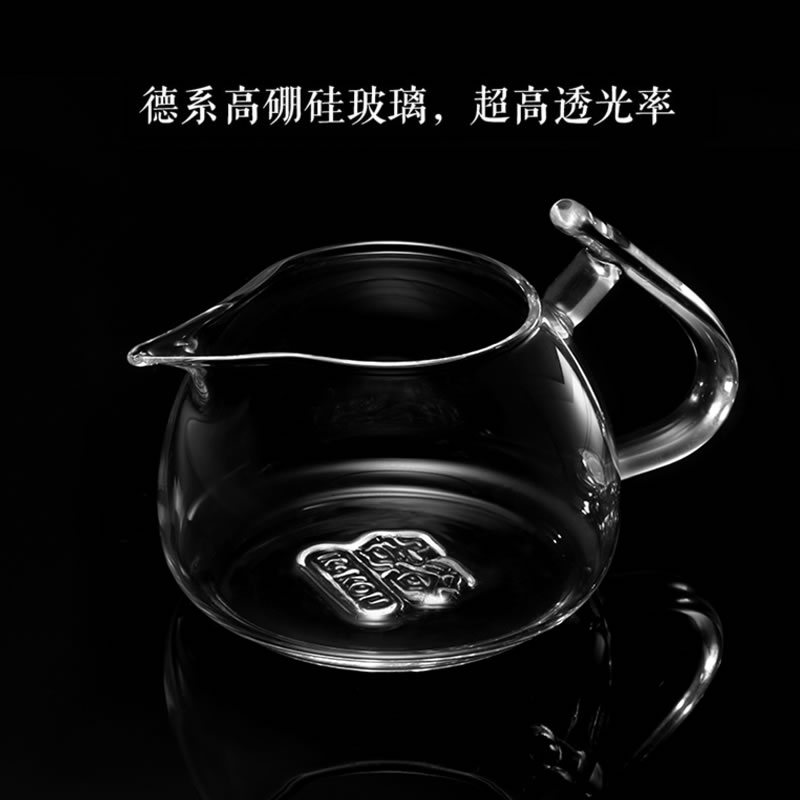 吉谷TY01匀和大容量公道杯高硼硅耐热玻璃杯大号泡茶器公杯茶具