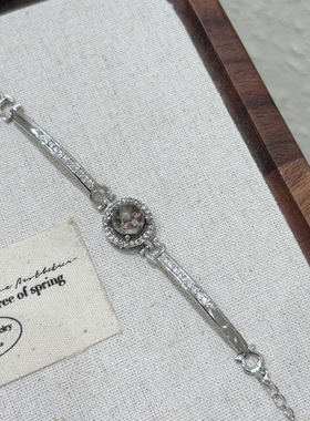 末泽天然异象水晶幽灵手链女ins小众设计感高级轻奢精致百搭