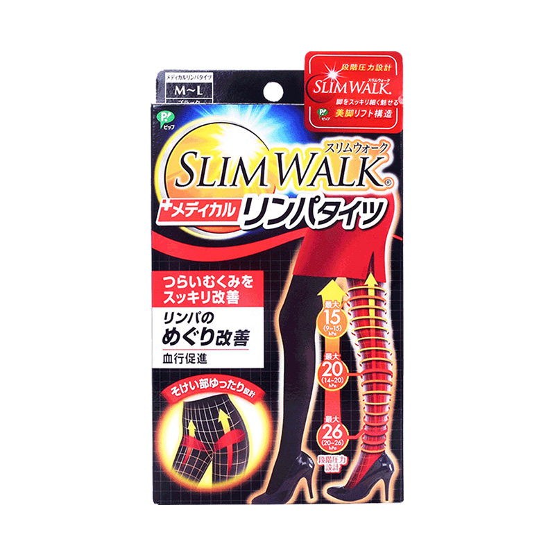 slimwalk日本进口高压力提臀连裤袜 slimwalk连裤袜/打底袜