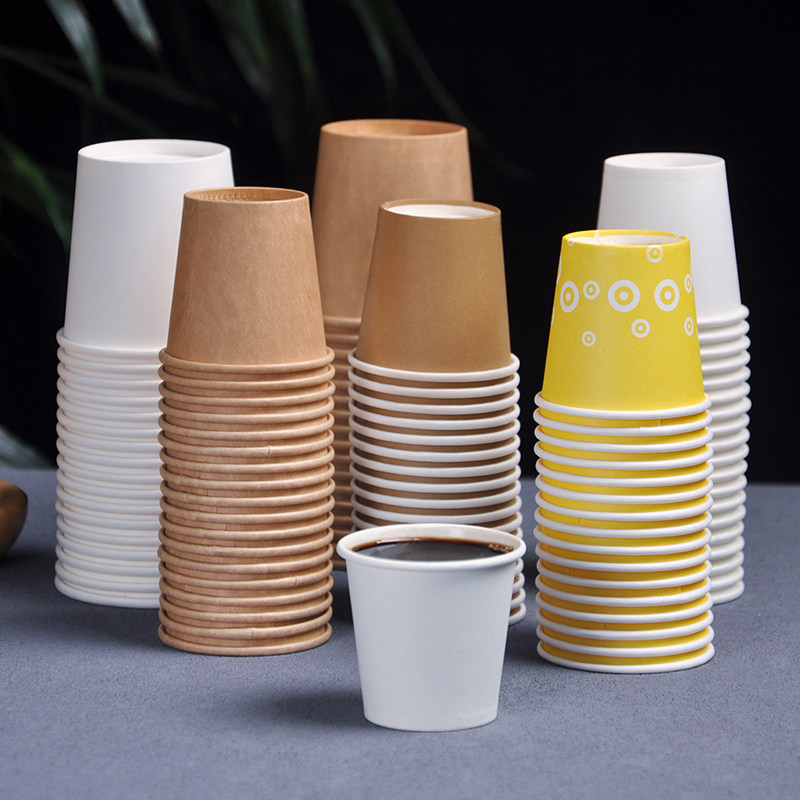 Small capacity tasting cup with customized logo and thickening to eat mini