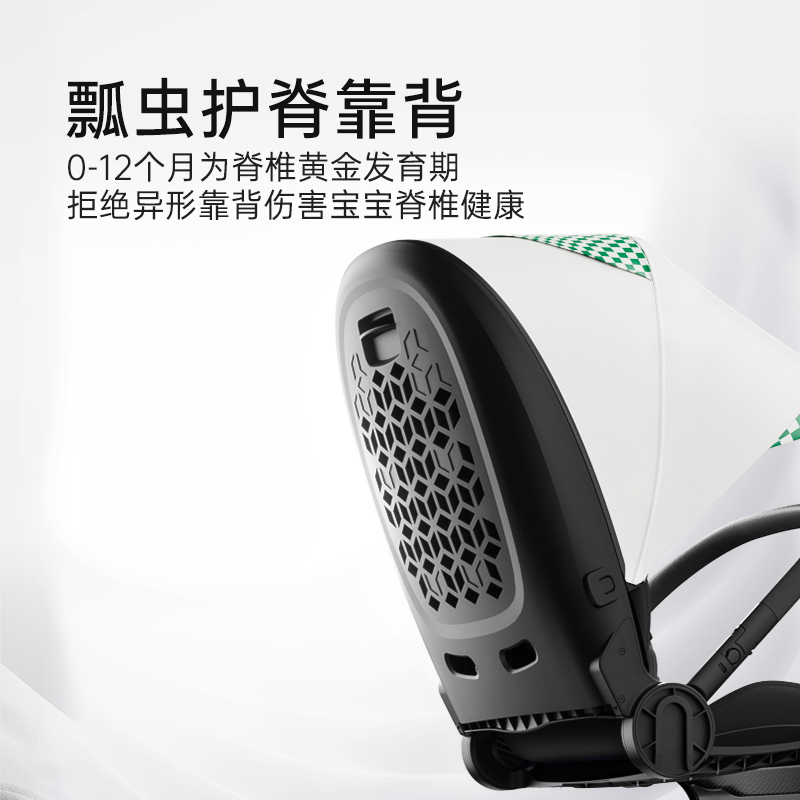 LNB朗纳铂鹰Pro+婴儿车双向护脊轻便可坐可躺新生宝宝一键折叠-图1